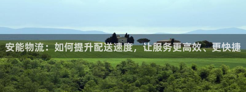 超凡国际比特28真实吗:安能物流:如