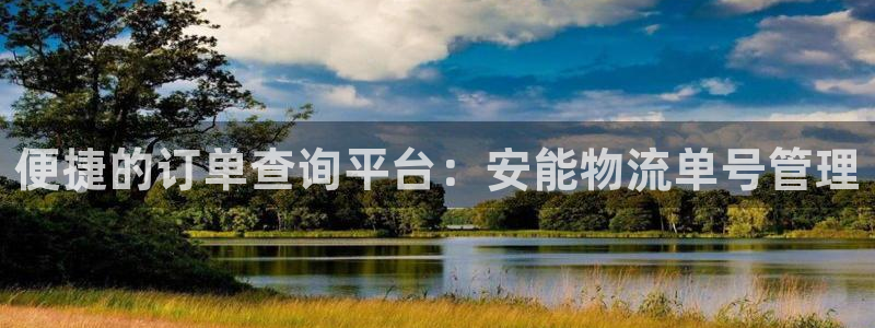 超凡国际官网多少：便捷的订单查询平台：安能物流单号管理